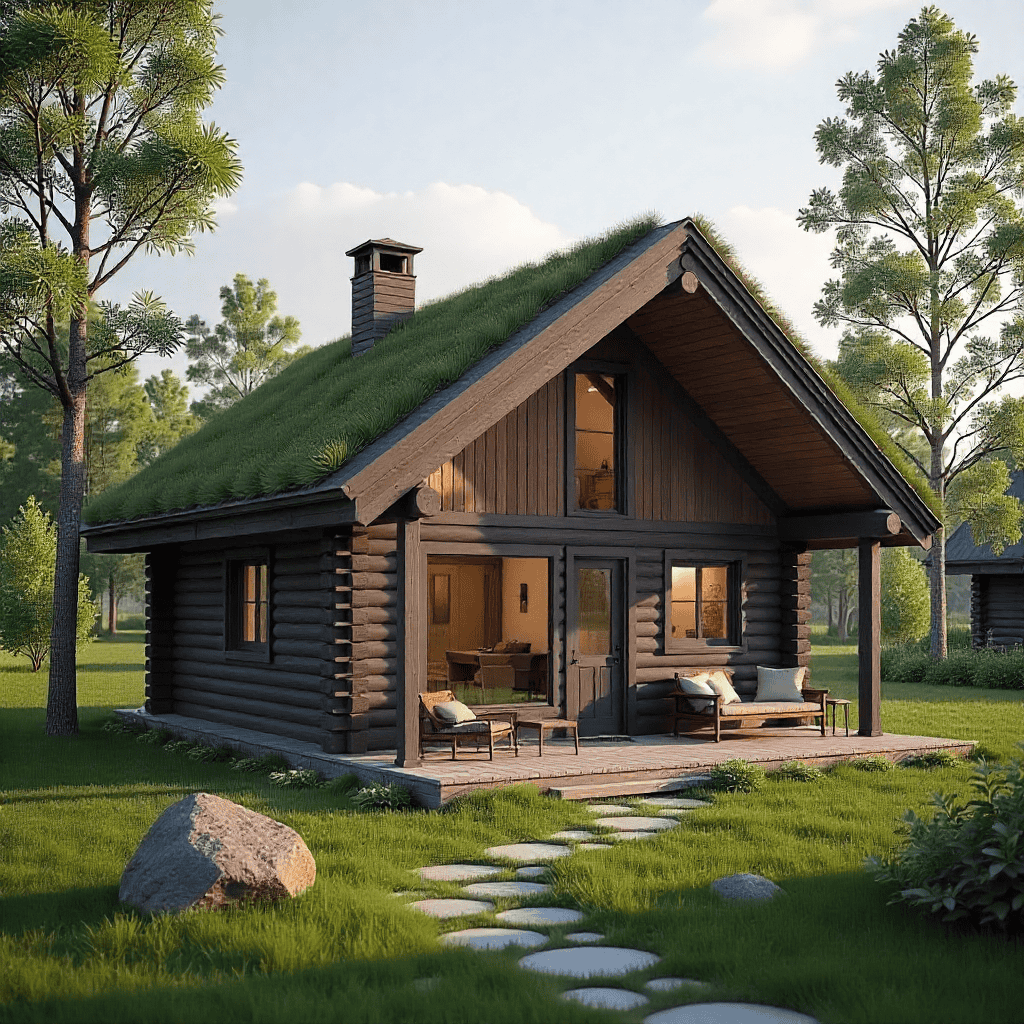 Vehreä huonekasvikokonaisuus olohuoneessa